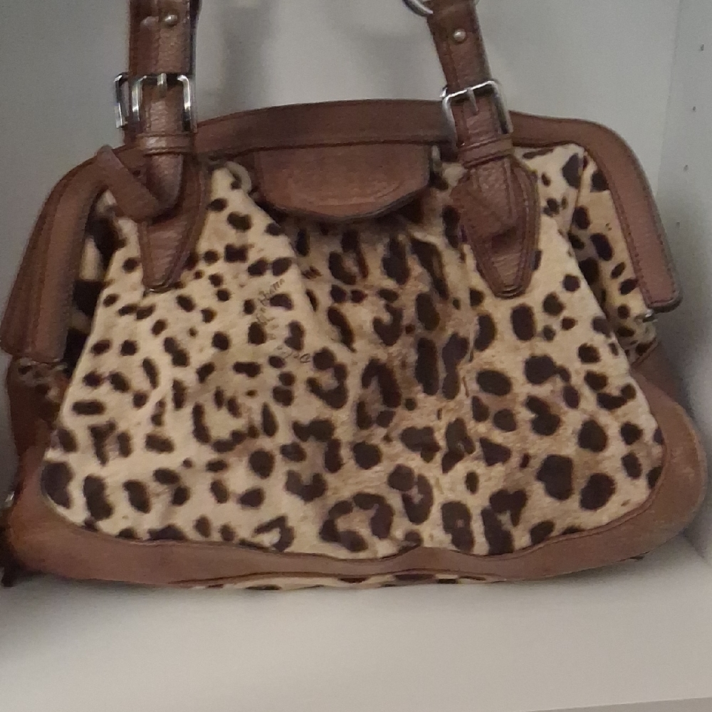 Dolce & Gabbana Leopard Print Shoulder Bag